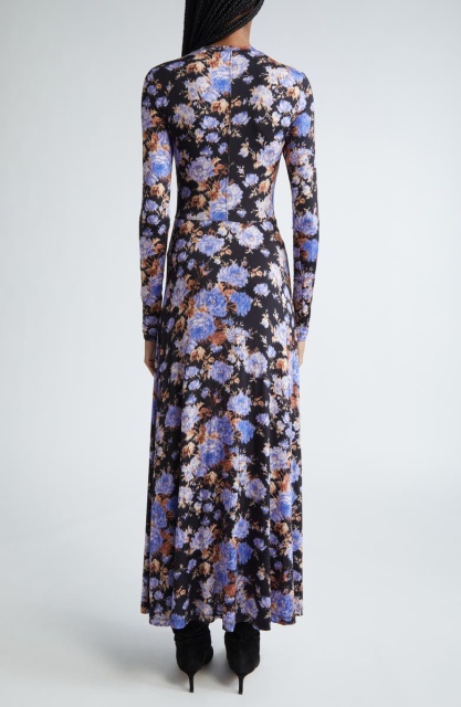 dress with floral print