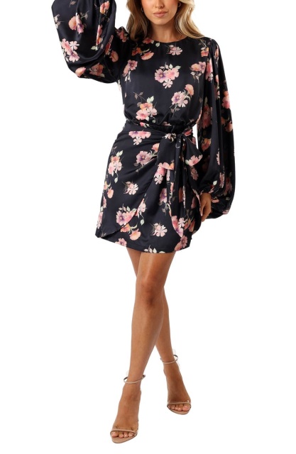 dress with floral print