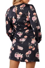 dress with floral print