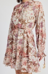 dress with floral print