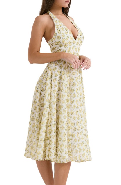 dress with floral print