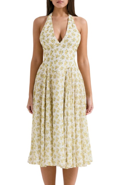 dress with floral print