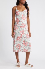 dress with floral print