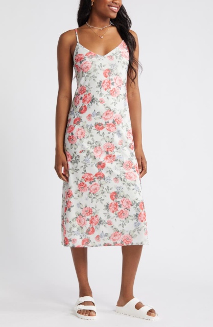 dress with floral print