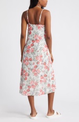 dress with floral print