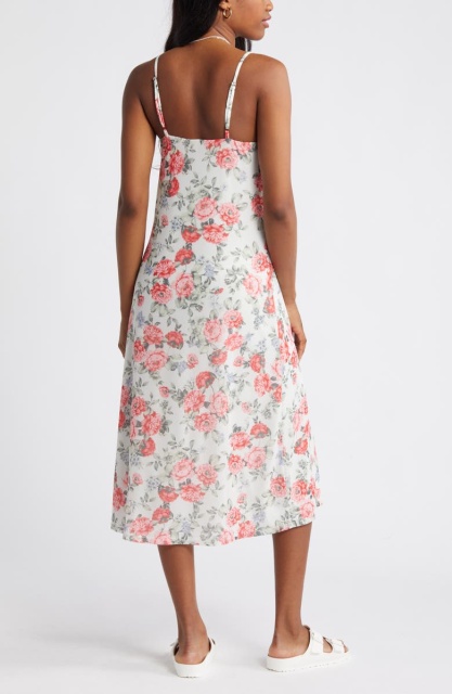 dress with floral print