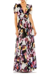 dress with floral print