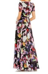dress with floral print