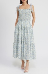 dress with floral print