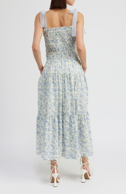 dress with floral print