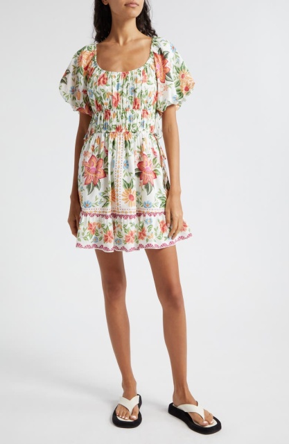 dress with floral print