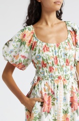 dress with floral print