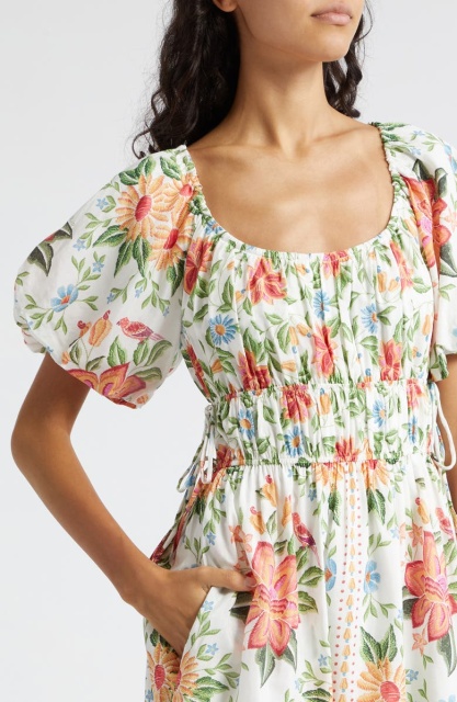 dress with floral print