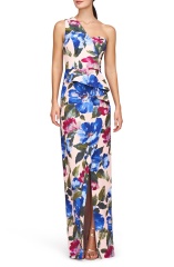 Floral Print Gown