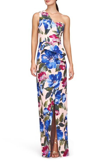 Floral Print Gown