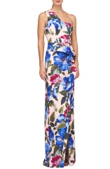 Floral Print Gown