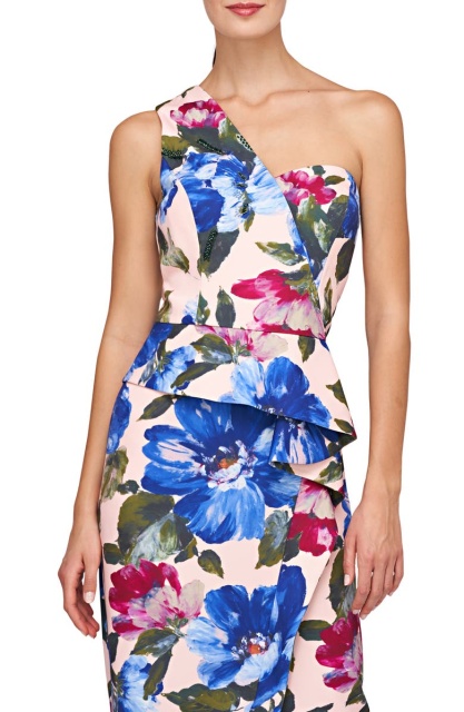 Floral Print Gown