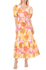 Floral Print Gown