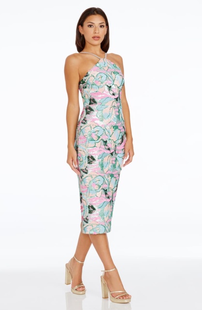 Floral Print Gown