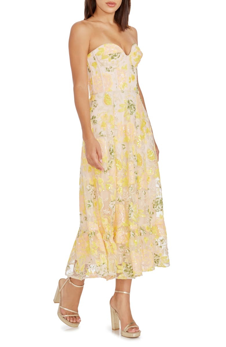 Floral Print Gown