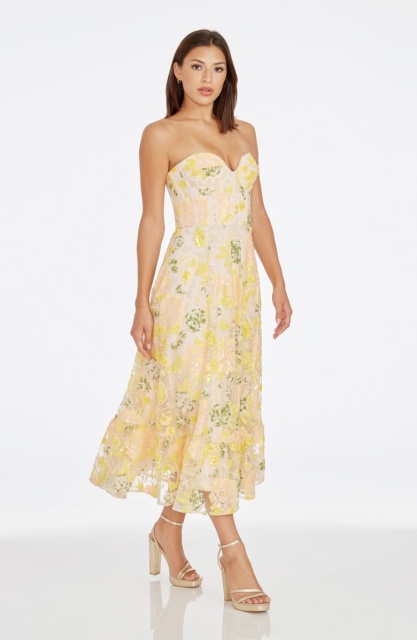 Floral Print Gown
