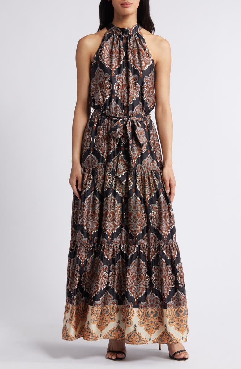 Floral Print Gown
