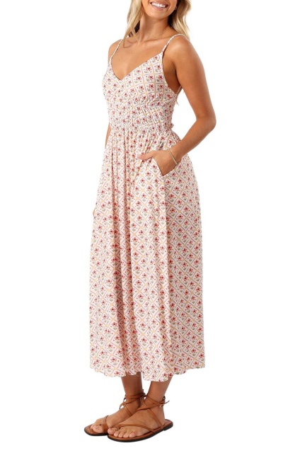 Floral Print Gown