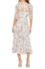 dress with floral print