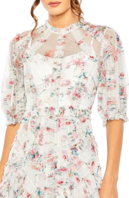 dress with floral print