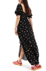 dress with floral print