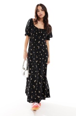 dress with floral print