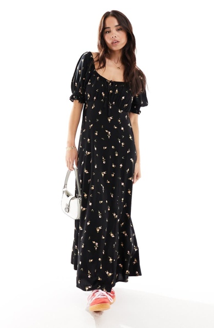 dress with floral print