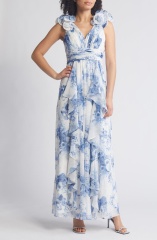 dress with floral print