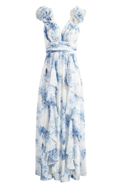 dress with floral print