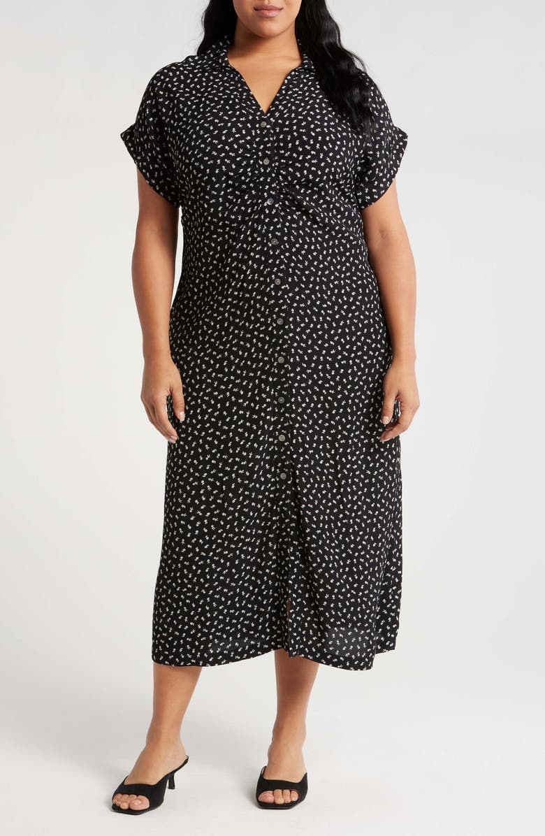 dress with floral print