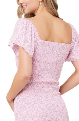 dress with floral print