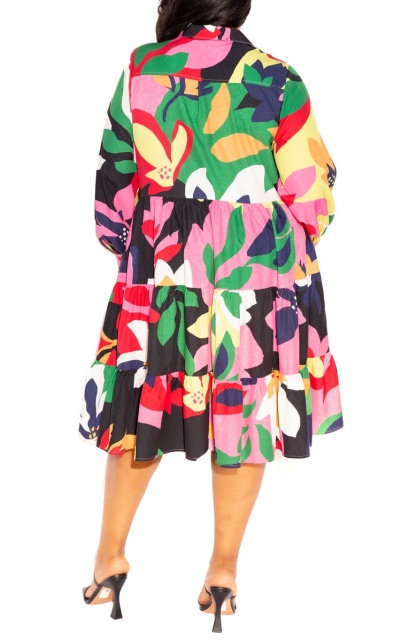 dress with floral print