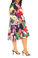 dress with floral print