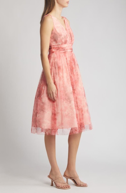 dress with floral print