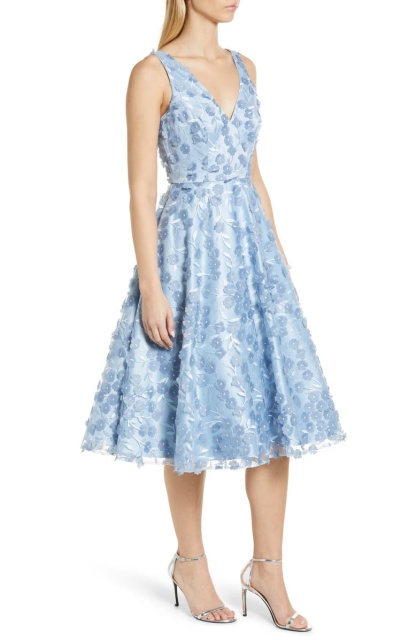 dress with floral print