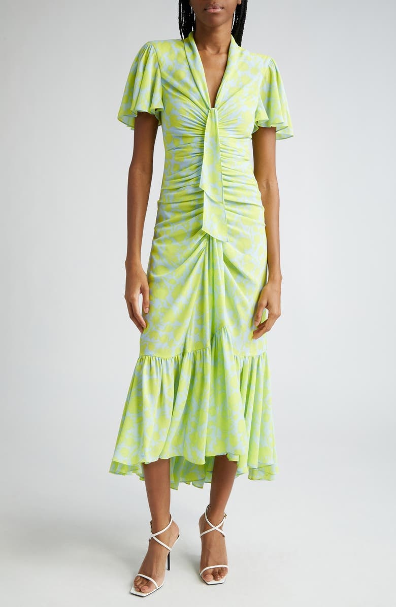 dress with floral print