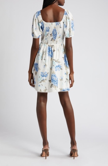 dress with floral print