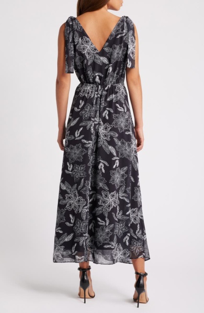 dress with floral print