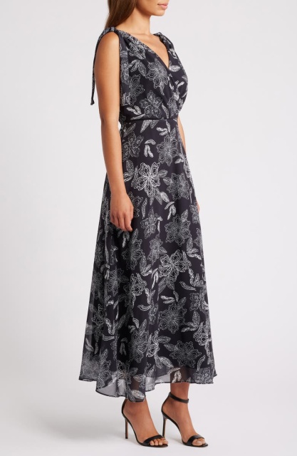 dress with floral print