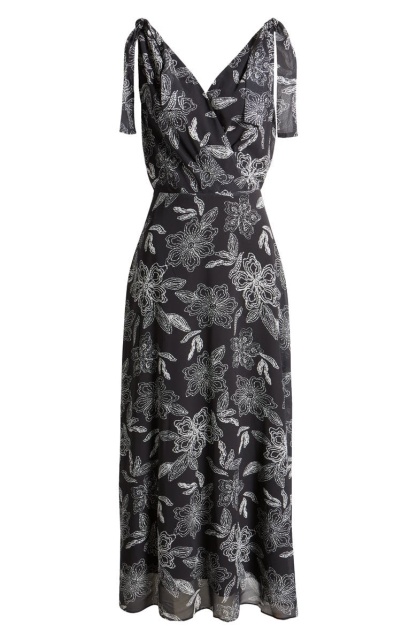dress with floral print