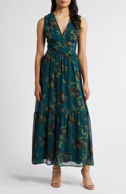 dress with floral print