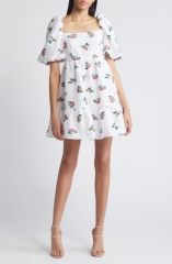 dress with floral print