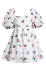 dress with floral print