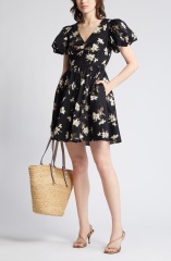 dress with floral print
