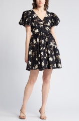 dress with floral print